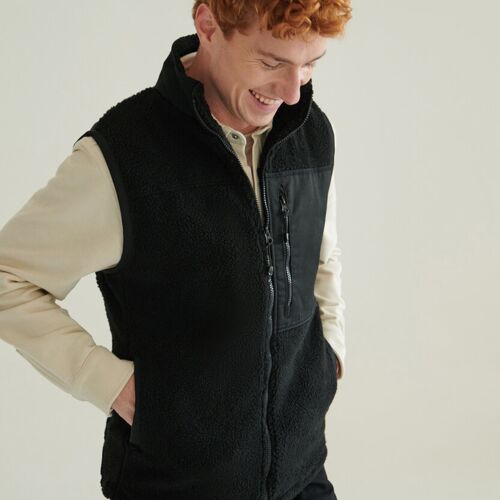 Recycled sherpa gilet Thumbnail