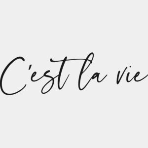 A5 C'est La Vie Script 1col Thumbnail