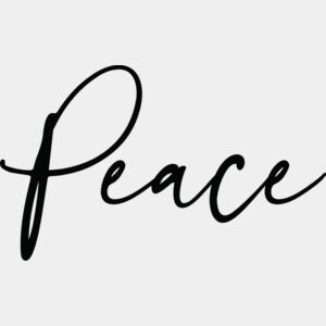 Peace T-Shirt Heat Transfer Print Thumbnail