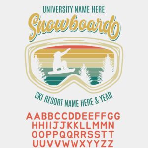 Snowboard Trip Template A3 Thumbnail